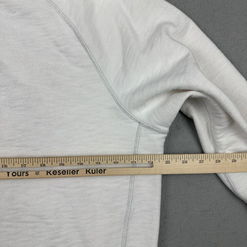 Nike Hoodie Men Extra Large Beige Solid Spell Out Pullover Sweatshirt Swoosh XL